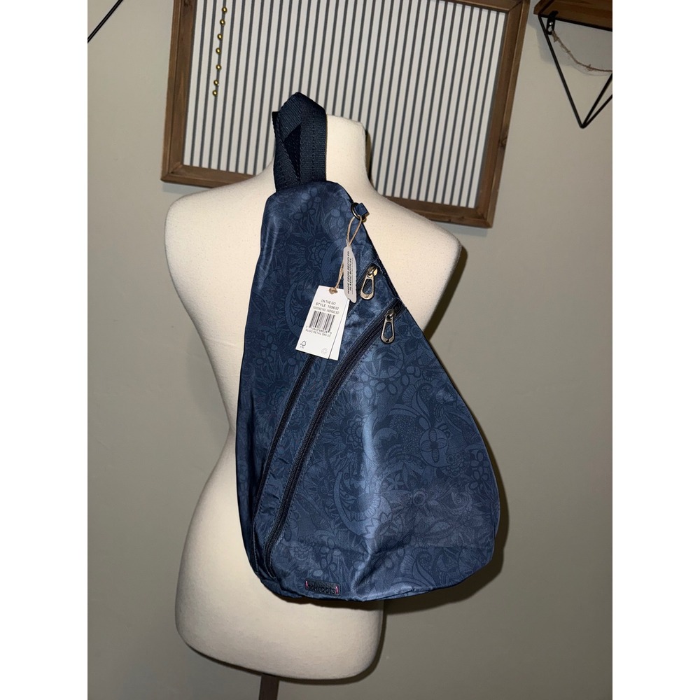 Sakroots On The Go Sling Bag Indigo SD Repreve Recycled